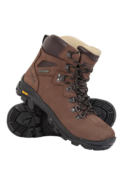 Odyssey Extreme Womens Waterproof Vibram Hiking Boots - Brown