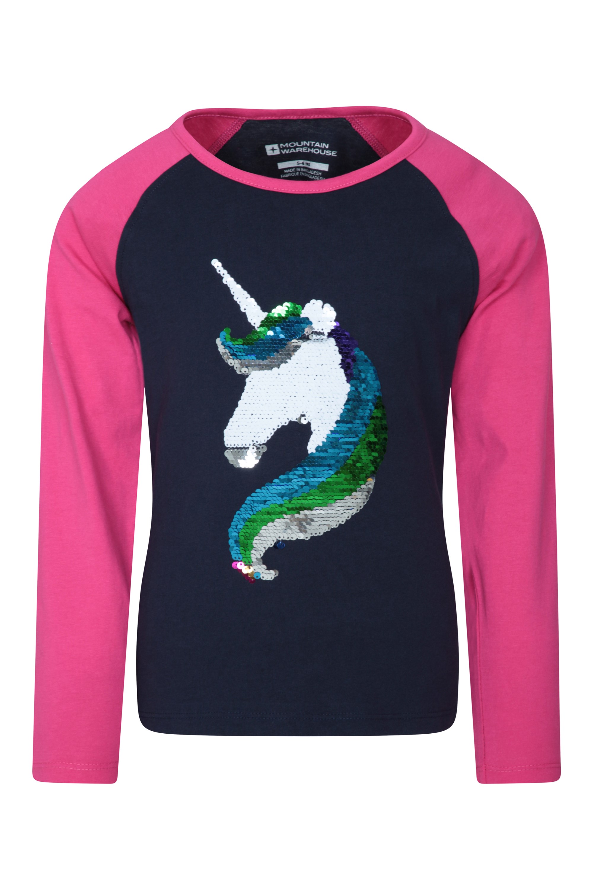 Unicorn Hair Sequin Kids Top Mountain Warehouse Gb