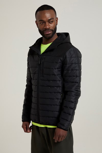 Turbine Mens Padded Softshell Jacket - Black