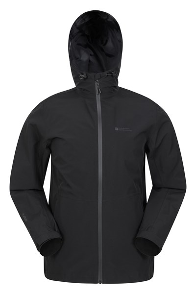 Covert Mens Waterproof Jacket - Black