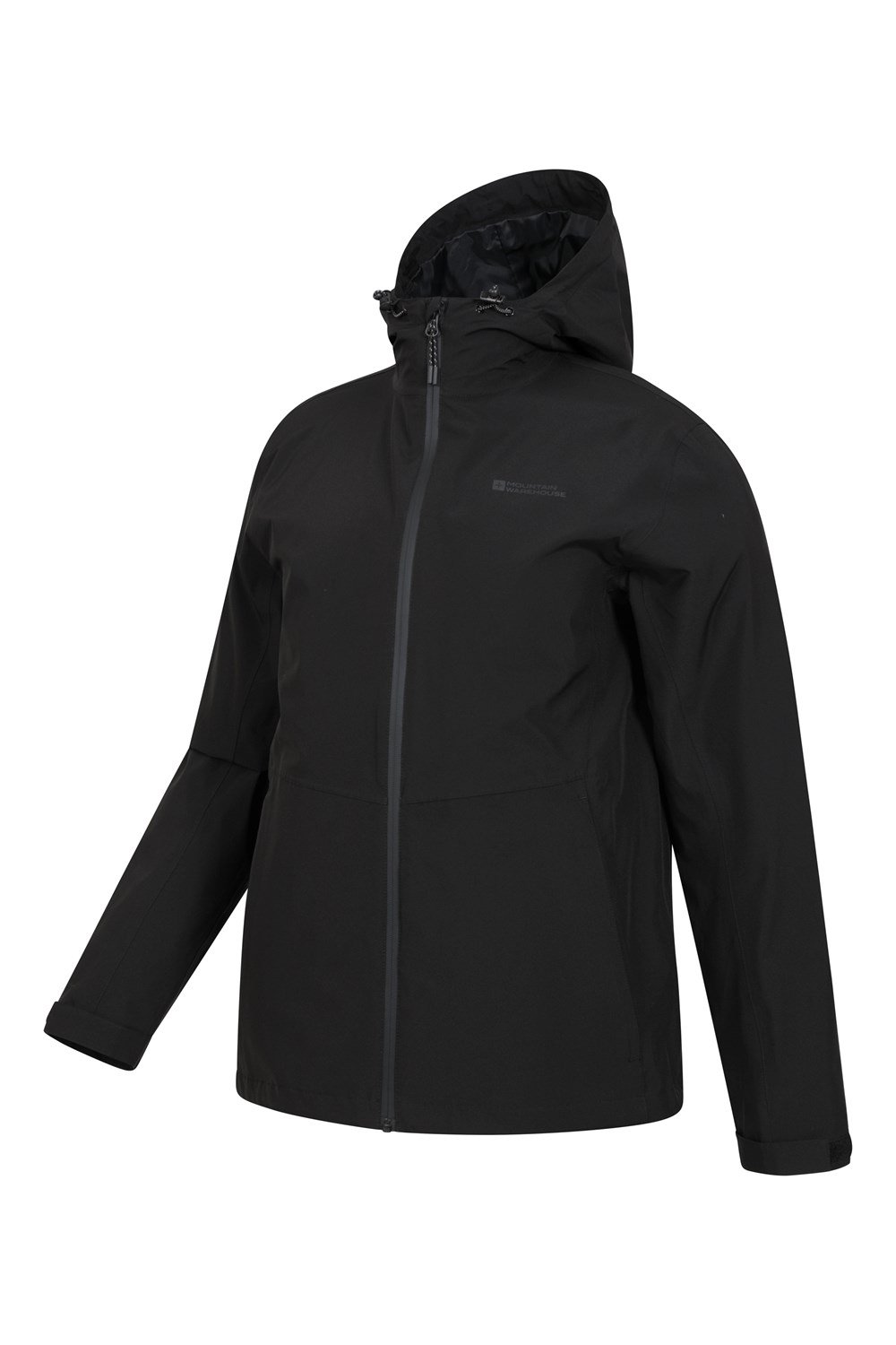 Mountain Warehouse Mens Covert Jacket Waterproof Breathable Rain Hoodie Coat - Picture 21 of 40