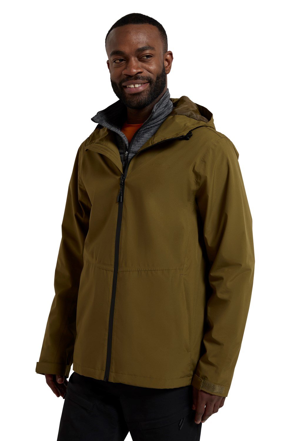 Mountain Warehouse Mens Covert Jacket Waterproof Breathable Rain Hoodie Coat - Picture 34 of 40