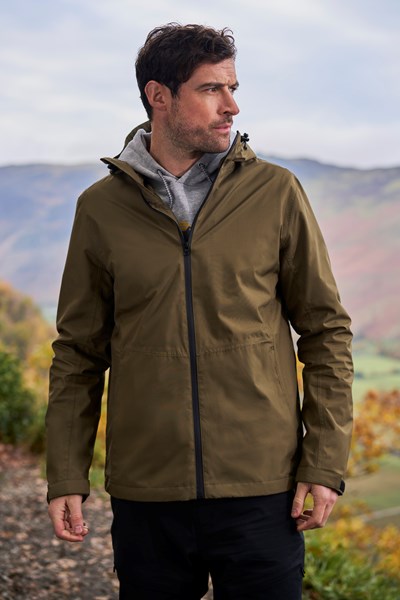 Covert Mens Waterproof Jacket - Green