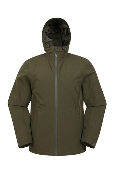 Covert Mens Waterproof Jacket - Green