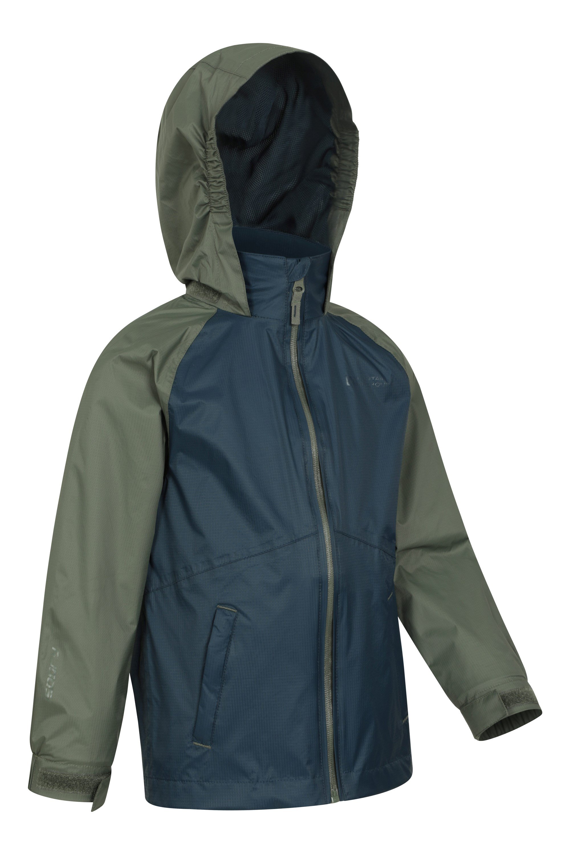 Mountain Warehouse BRAND NEW • Mountain Warehouse • Boys Waterproof Coat Jacket 13 Years Blue 5052776354622 