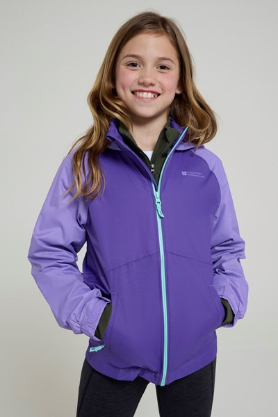 Torrent II Kids Waterproof Jacket - Purple