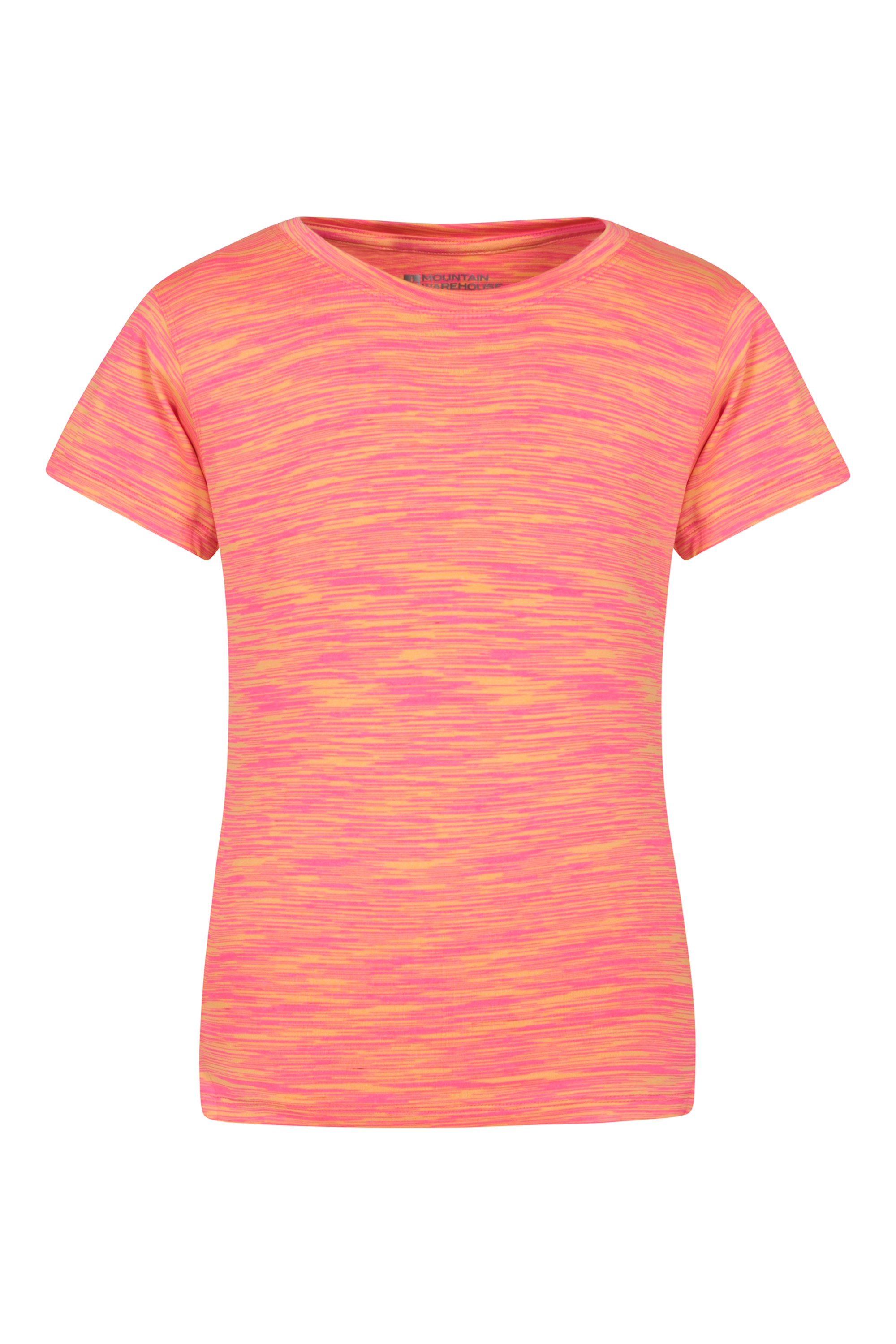 T-shirt Space Dye fille - Rose