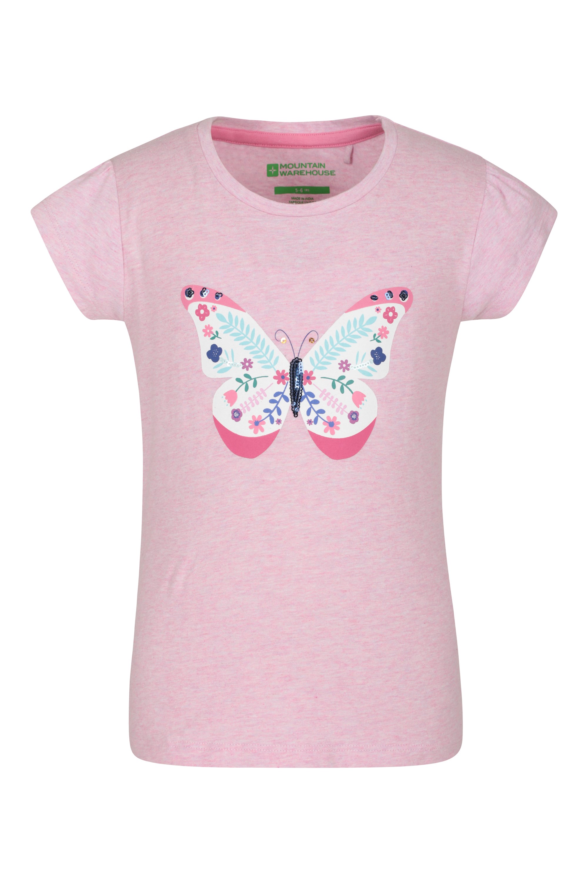 Mountain Warehouse Dinosaur Flip Sequin Kids Tee