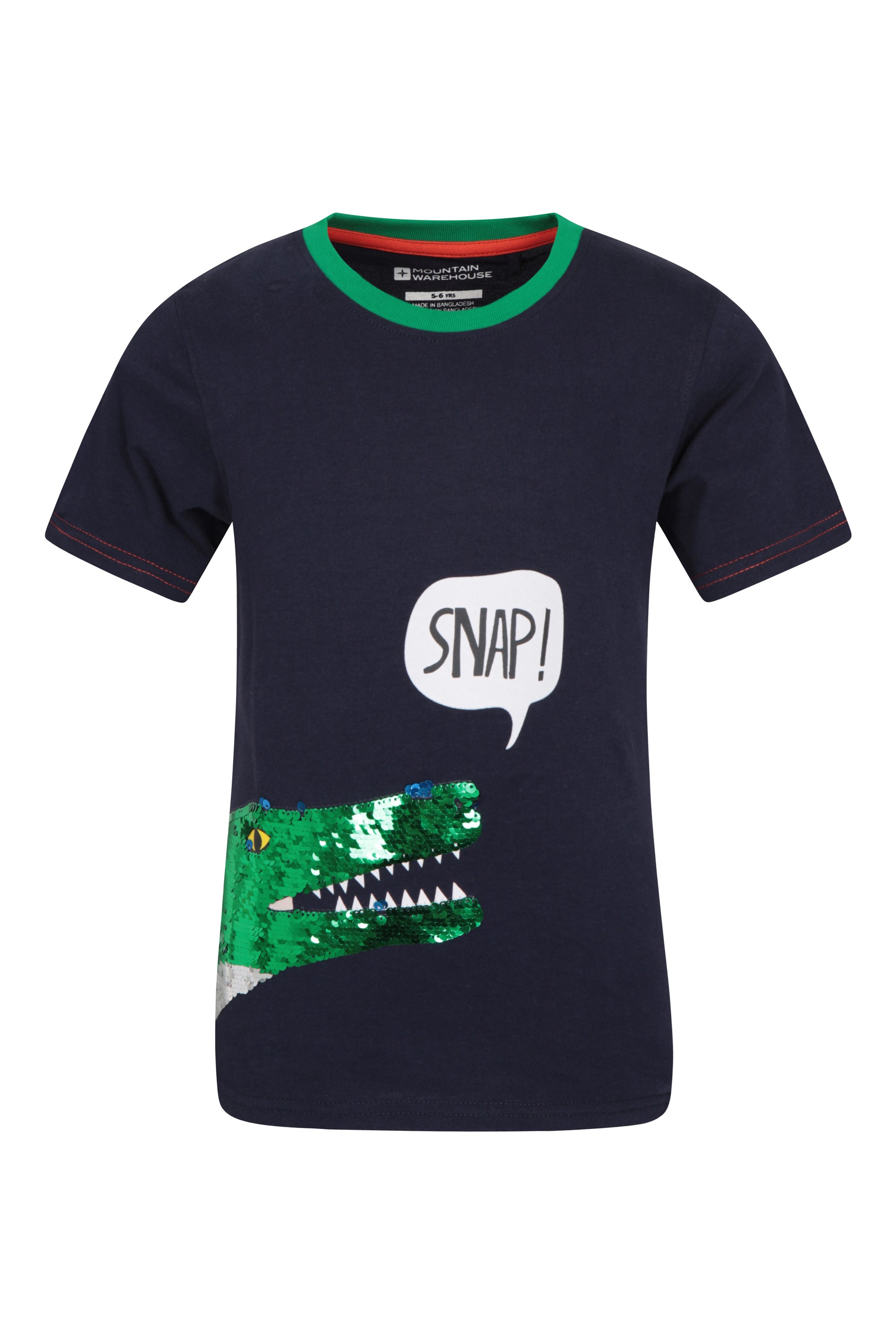 Mountain Warehouse Dinosaur Flip Sequin Kids Tee