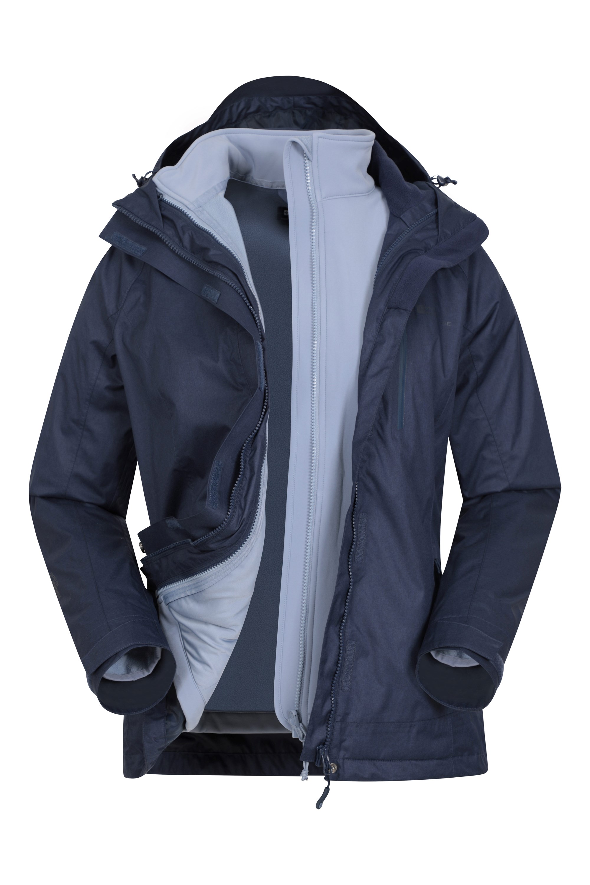 Felokont Womens 3 in 1 Waterproof Windproof Mountain Ski Jacket Winter Jacket Outdoor Snow Coat Set with Detachable Fleece Liner 