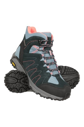 Rockies Extreme Womens Waterproof Vibram Hiking Boots Blue