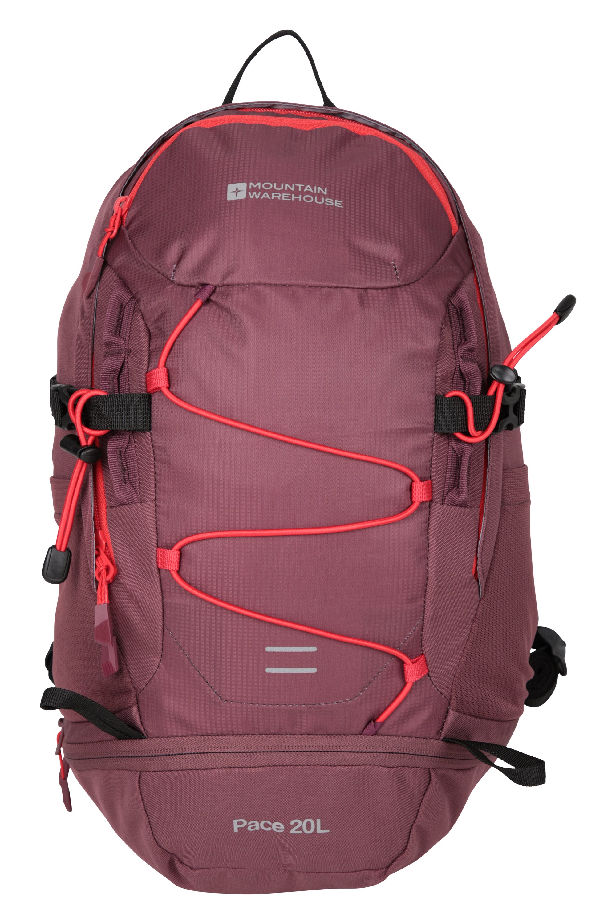 Mountain Warehouse Pace 20L Rucksack Hydration Compatible Backpack Outdoors - Picture 14 of 103