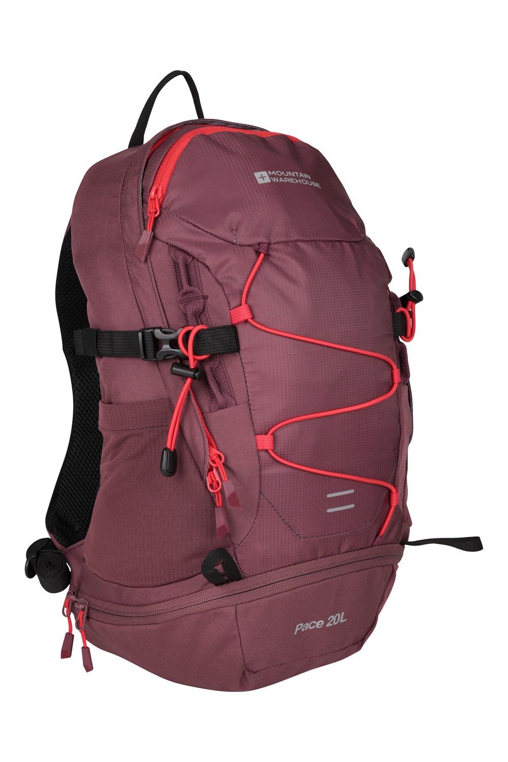 Mountain Warehouse Pace 20L Rucksack Hydration Compatible Backpack Outdoors - Picture 13 of 103