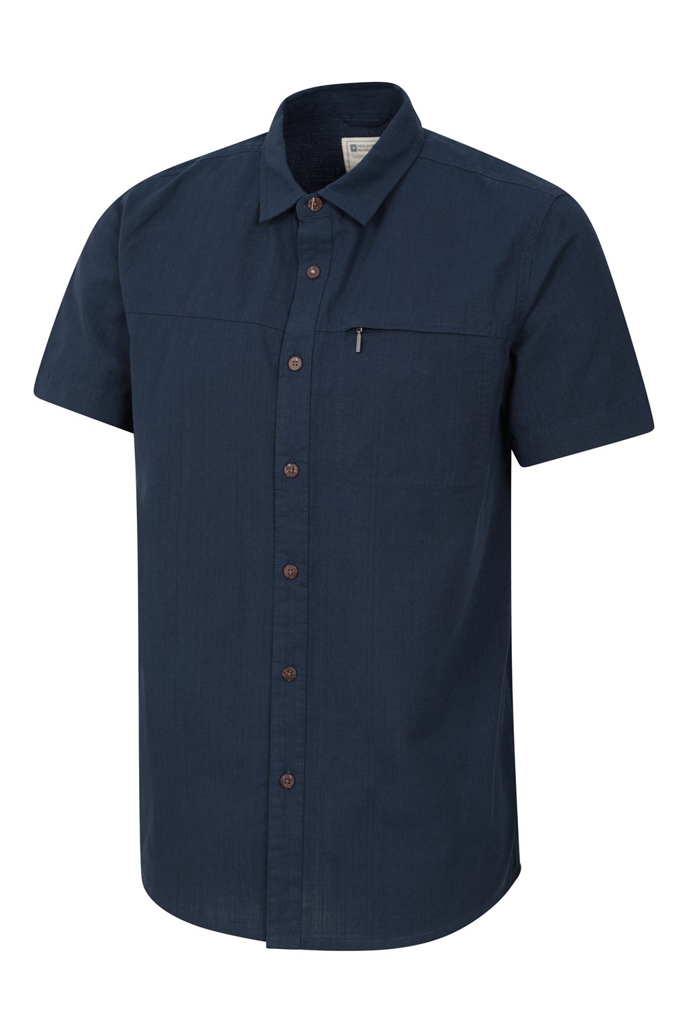 Mountain Warehouse Mens Shirt Coconut Slub Texture Short Sleeved Cotton Tee Top - Picture 44 of 145