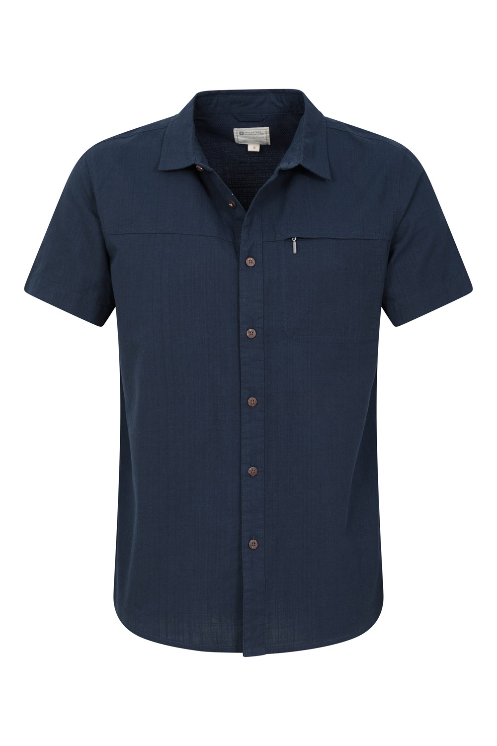 Mountain Warehouse Mens Shirt Coconut Slub Texture Short Sleeved Cotton Tee Top - Picture 45 of 145