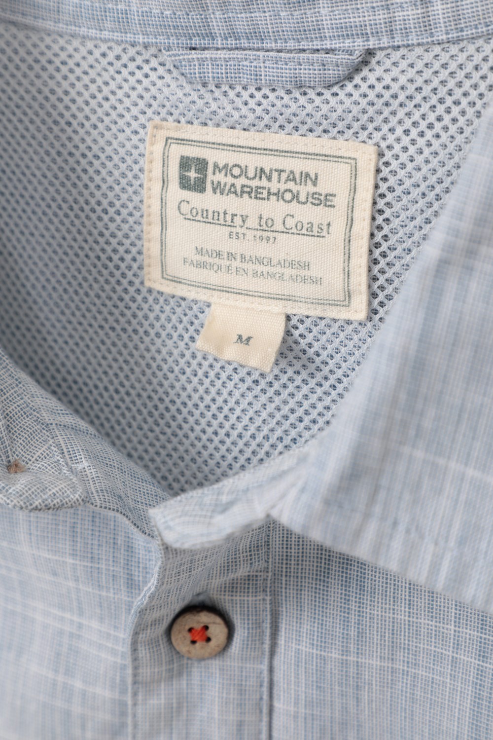 Mountain Warehouse Mens Shirt Coconut Slub Texture Short Sleeved Cotton Tee Top - Picture 65 of 145