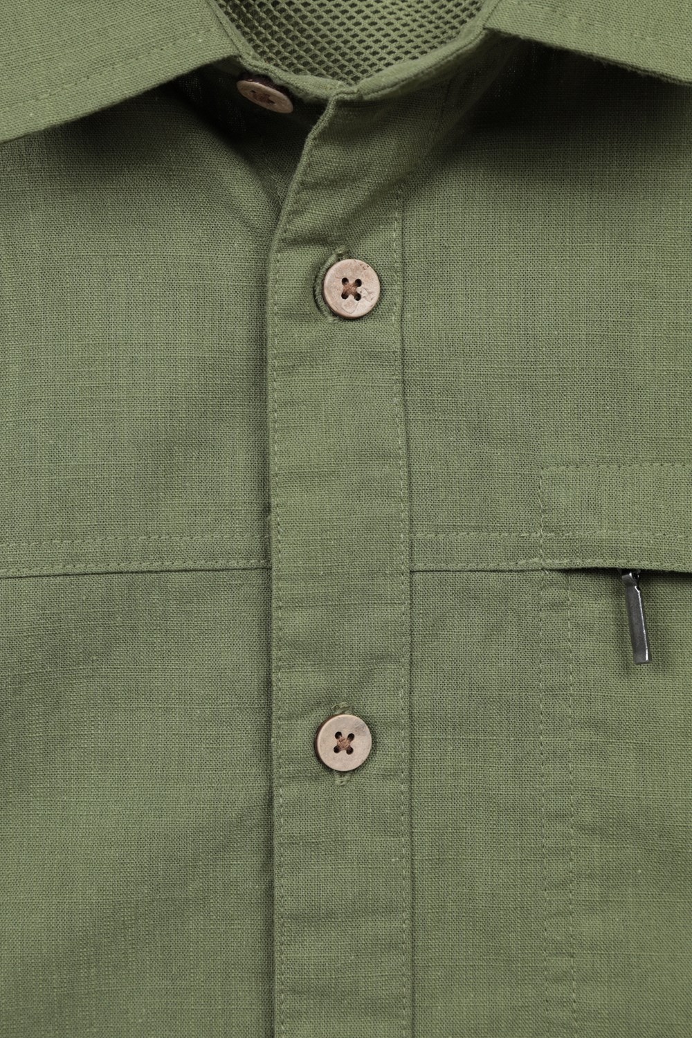 Mountain Warehouse Mens Shirt Coconut Slub Texture Short Sleeved Cotton Tee Top - Picture 56 of 145