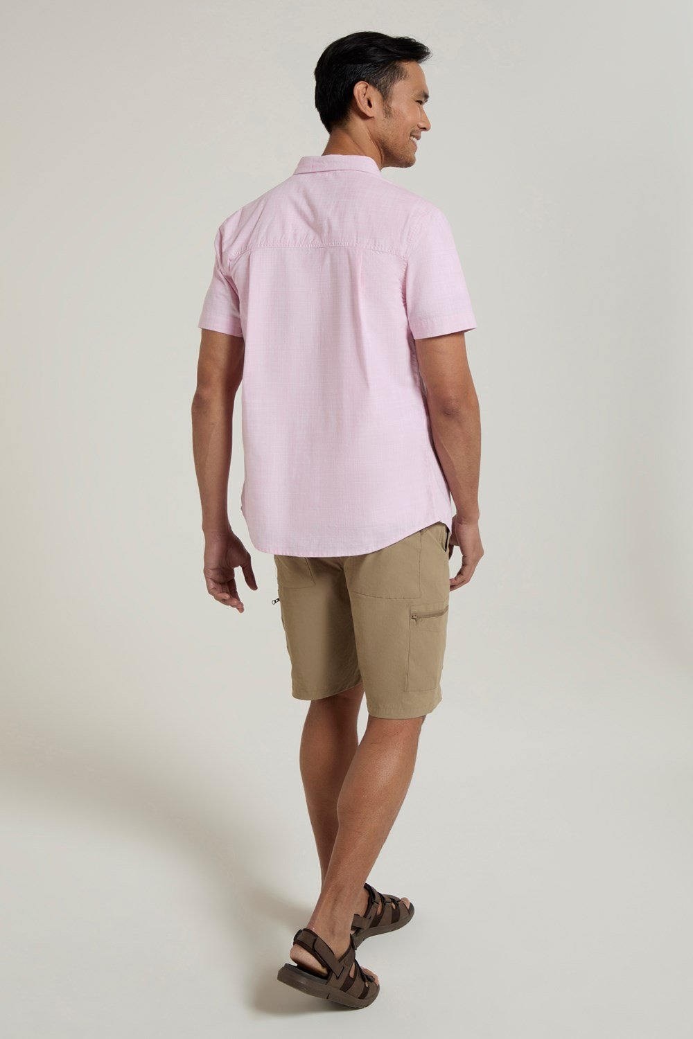 Mountain Warehouse Mens Shirt Coconut Slub Texture Short Sleeved Cotton Tee Top - Picture 109 of 145
