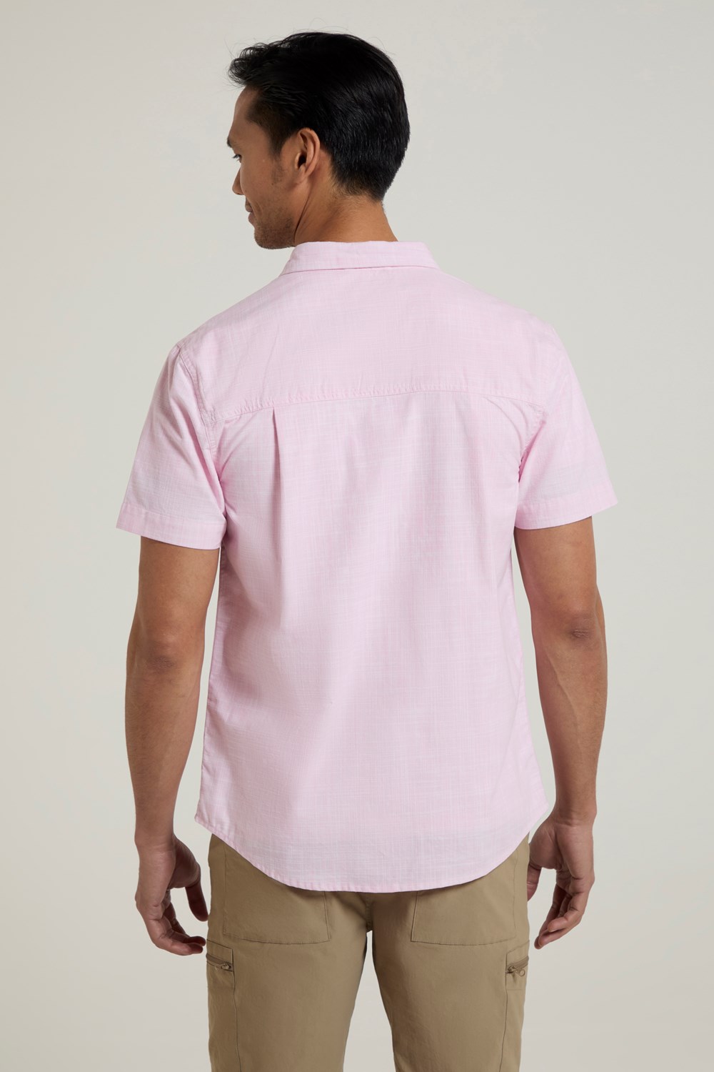 Mountain Warehouse Mens Shirt Coconut Slub Texture Short Sleeved Cotton Tee Top - Picture 110 of 145