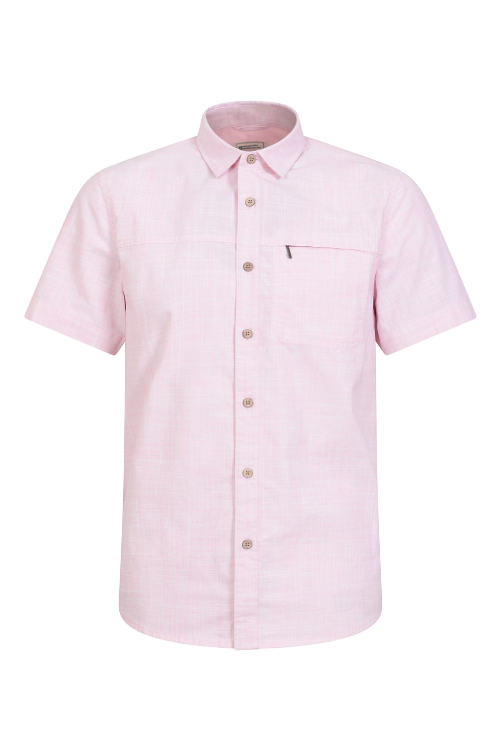 Mountain Warehouse Mens Shirt Coconut Slub Texture Short Sleeved Cotton Tee Top - Picture 111 of 145