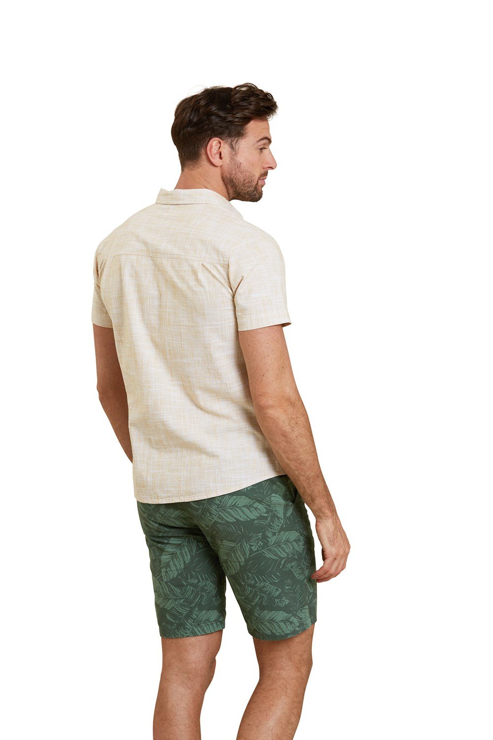 Mountain Warehouse Mens Shirt Coconut Slub Texture Short Sleeved Cotton Tee Top - Picture 98 of 145
