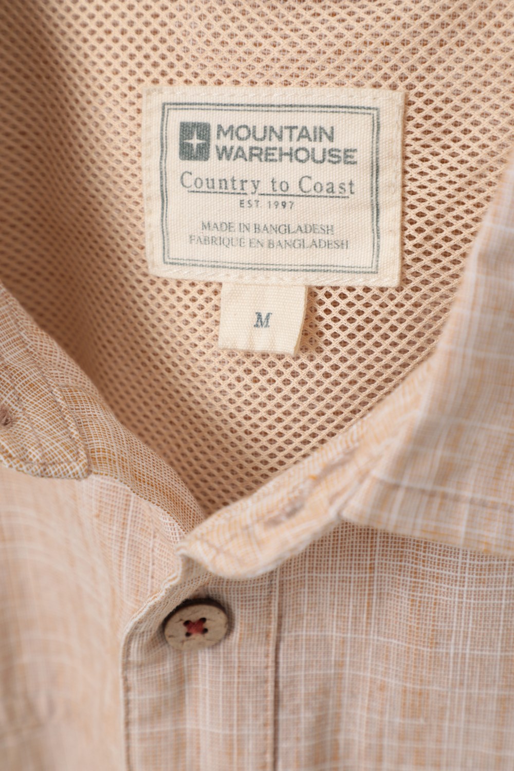Mountain Warehouse Mens Shirt Coconut Slub Texture Short Sleeved Cotton Tee Top - Picture 96 of 145