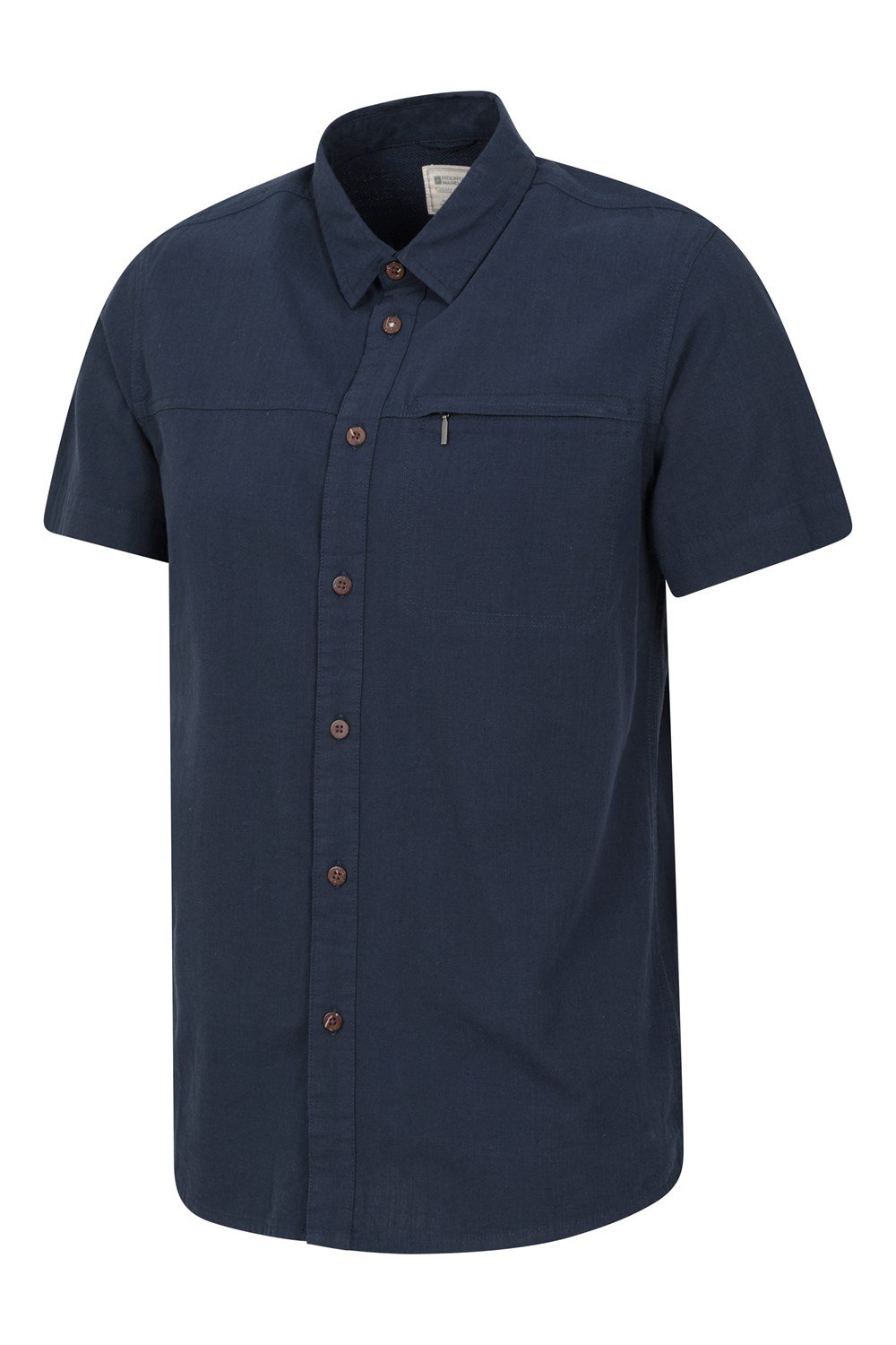 Mountain Warehouse Mens Shirt Coconut Slub Texture Short Sleeved Cotton Tee Top - Picture 102 of 145