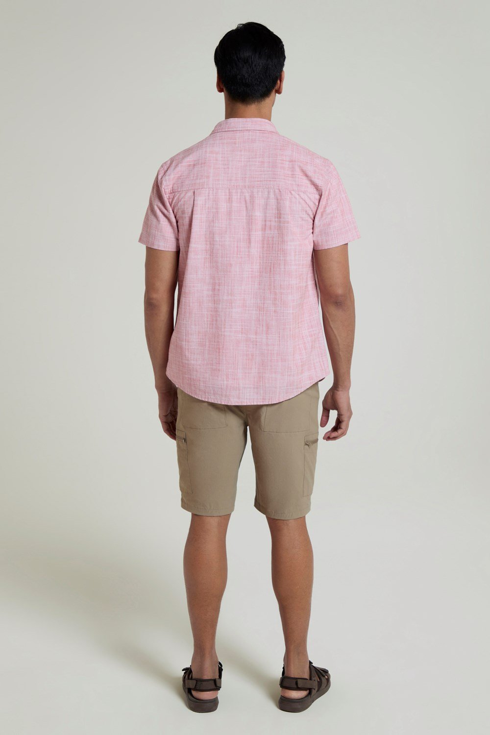 Mountain Warehouse Mens Shirt Coconut Slub Texture Short Sleeved Cotton Tee Top - Picture 120 of 145