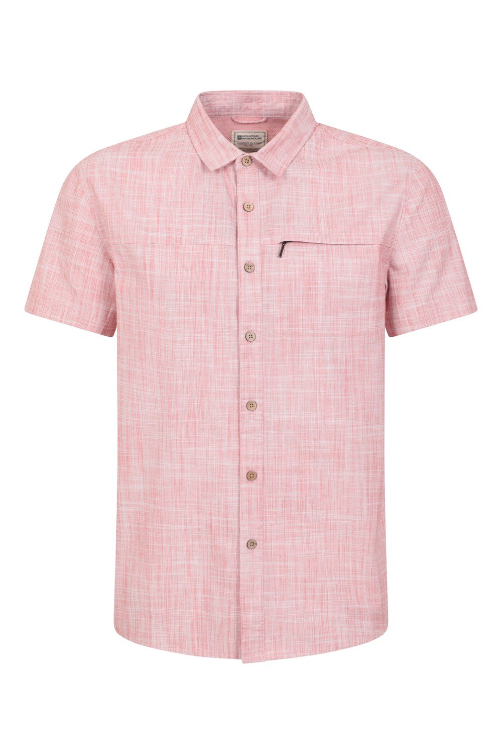 Mountain Warehouse Mens Shirt Coconut Slub Texture Short Sleeved Cotton Tee Top - Picture 122 of 145