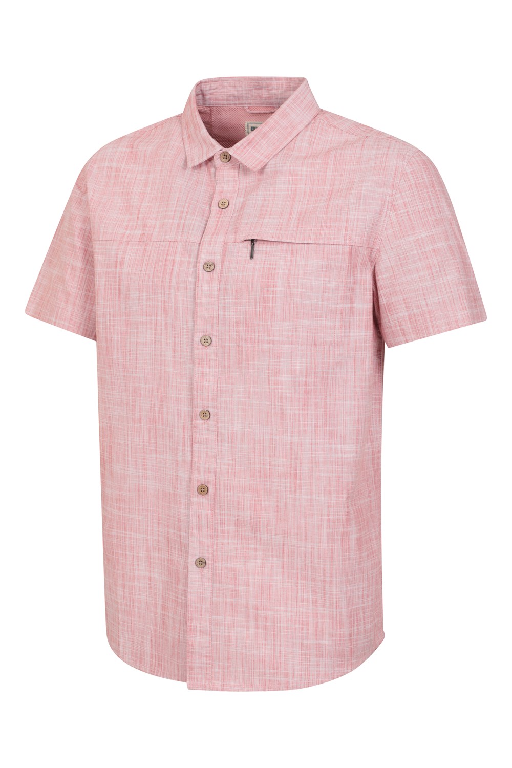 Mountain Warehouse Mens Shirt Coconut Slub Texture Short Sleeved Cotton Tee Top - Picture 125 of 145