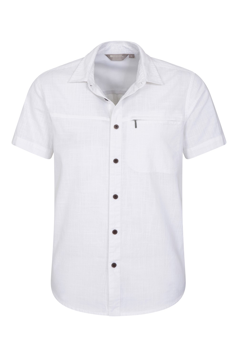 Mountain Warehouse Men Coconut Slub Texture Short Sleeve Shirt | eBay