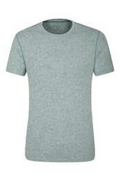 Echo Melange Recyceltes Herren T-Shirt Dunkel Grün