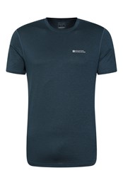 Camiseta Reciclada Hombre Echo Melange Azul Marino
