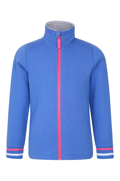 Skye Kids Full-Zip Sweatshirt - Blue