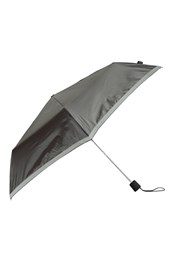 Regenschirm mit reflektierendem Druck Schwarz