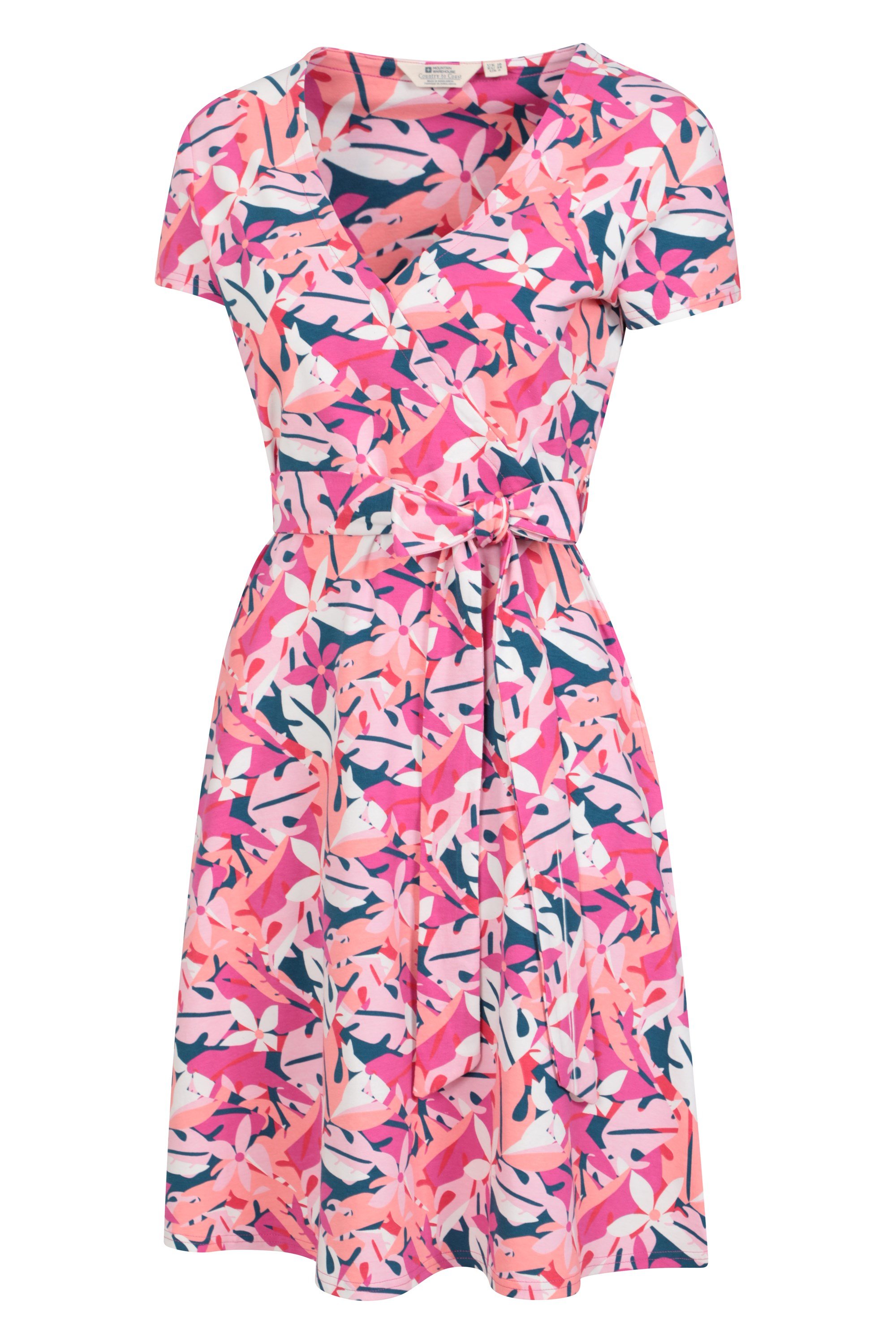 Santorini Womens UV Jersey Wrap Dress