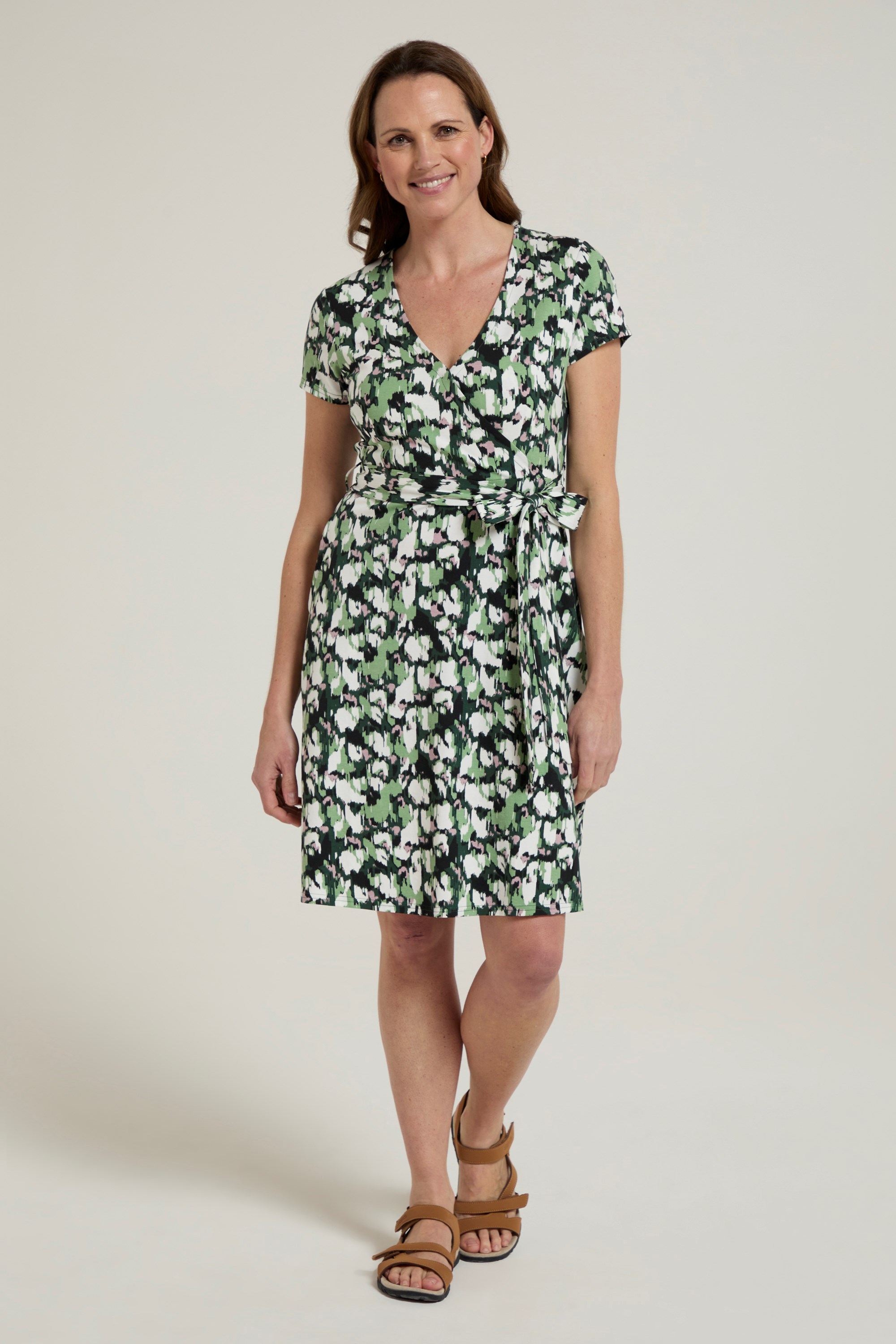 Santorini Womens UV Jersey Wrap Dress