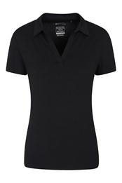 Womens UV Polo Shirt Black
