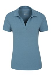 Womens UV Polo Shirt Blue