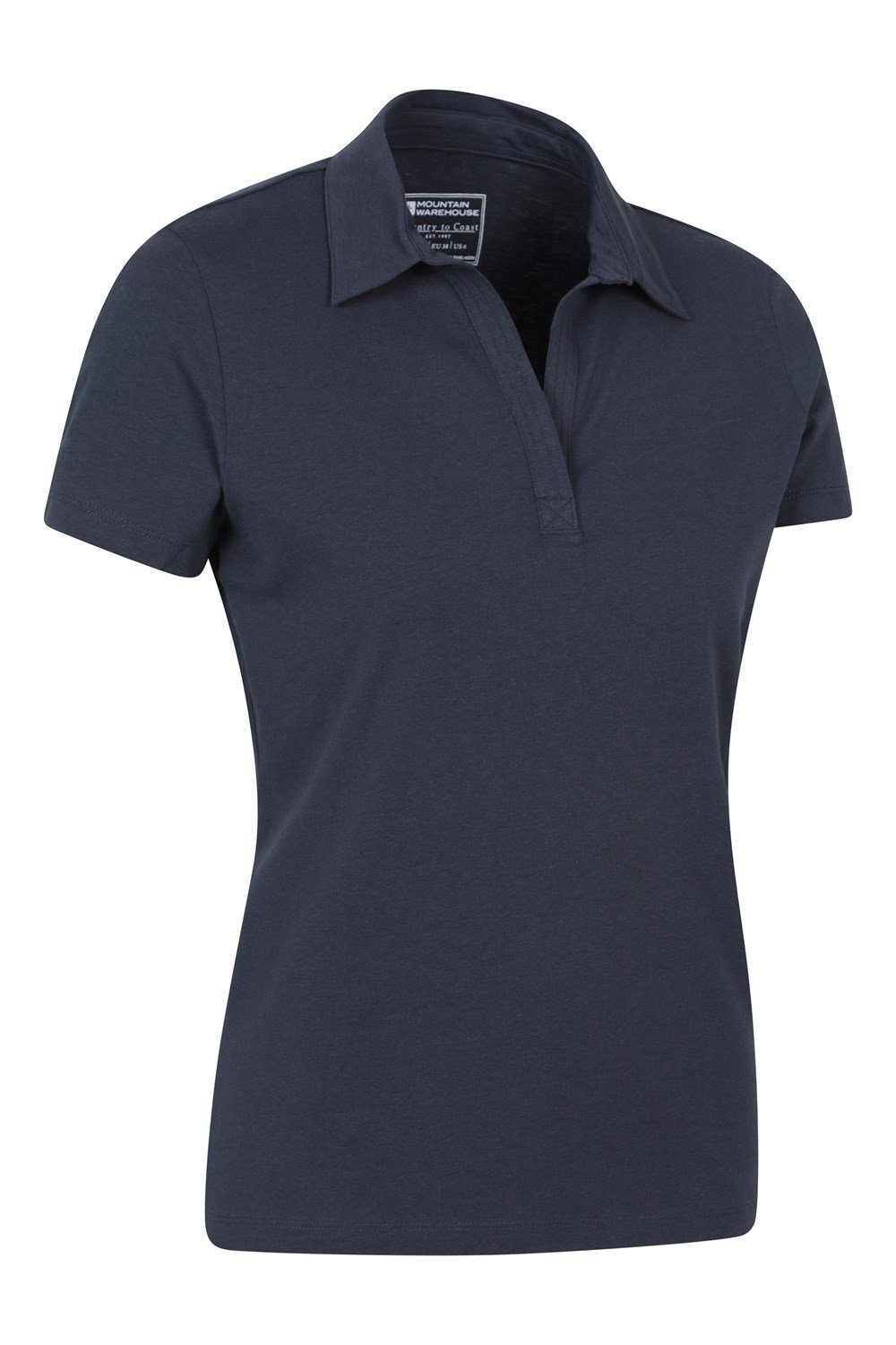 Mountain Warehouse Womens Polo V Neck Top Ladies Casual UV Protection T-Shirt - Picture 31 of 39