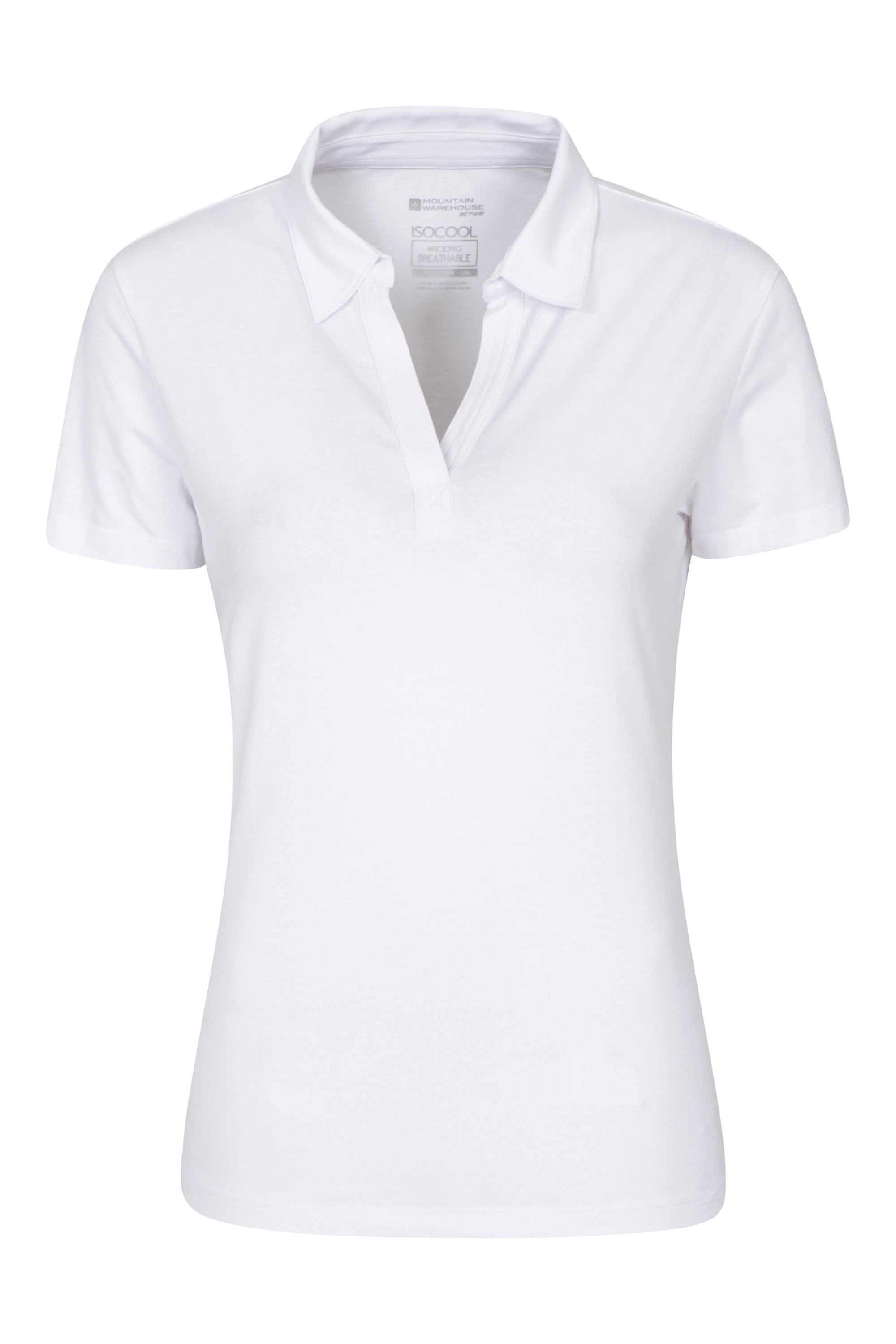 Womens UV Polo Shirt - White