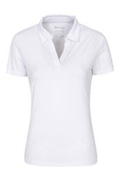 Womens UV Polo Shirt White