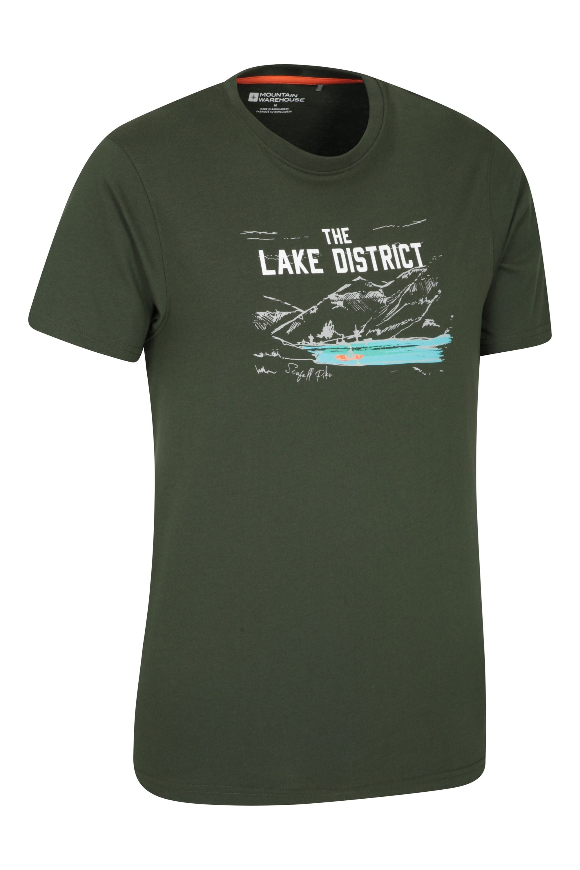 Mountain Warehouse Men Lake District Sketch Tee Tshirt