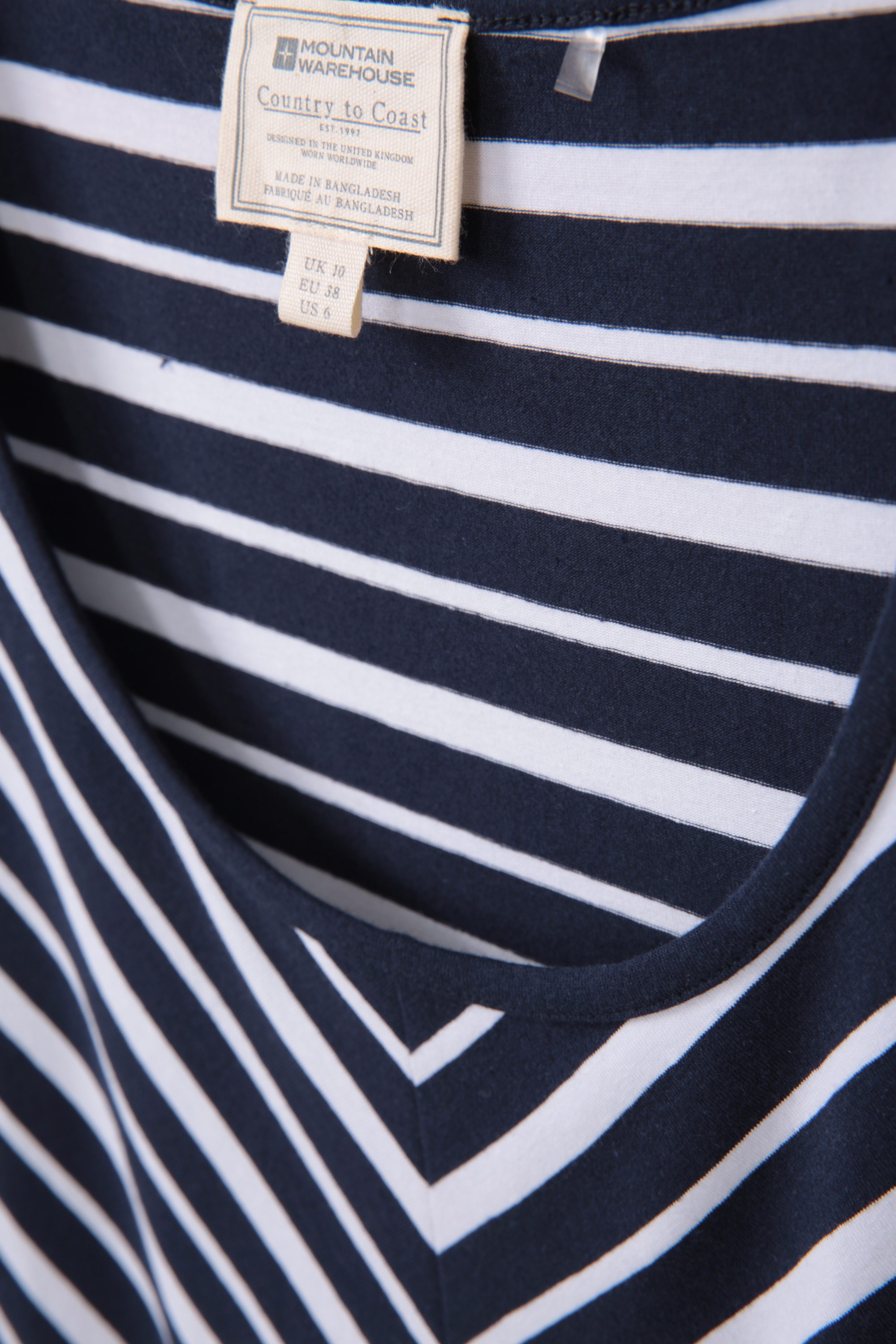 Womens A Line UV Protective Stripe Dress Mountain Warehouse NZ