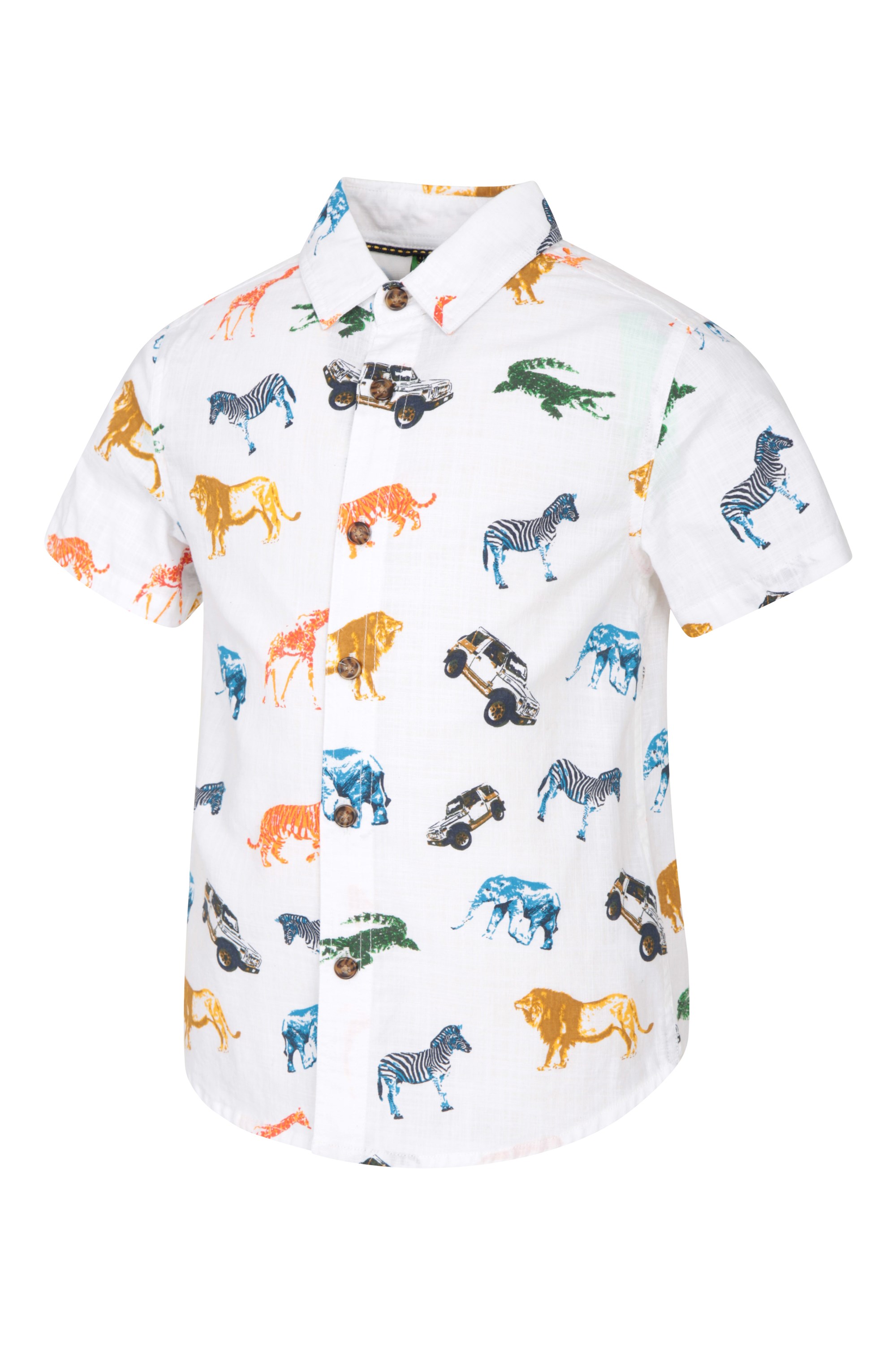 Warehouse Animal Print Shirt, Green Print, 6