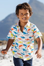 Shark Printed Kids Shirt