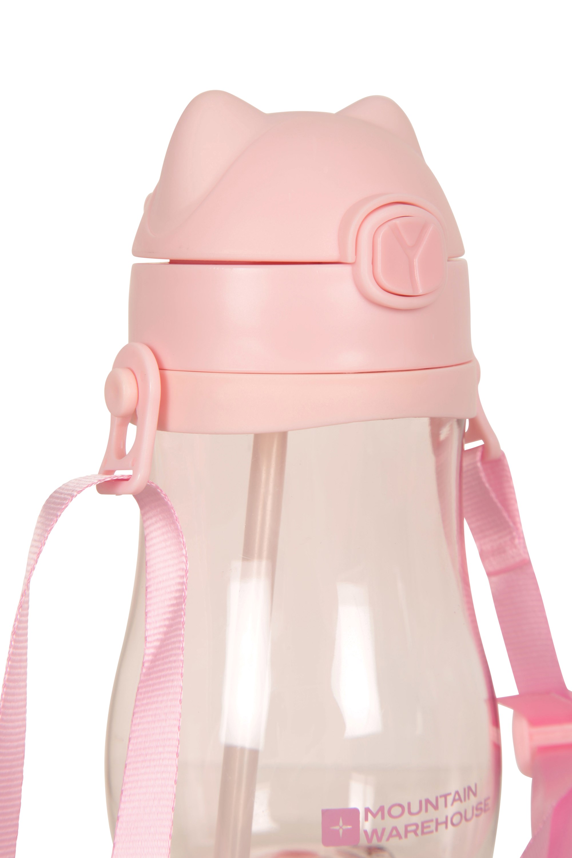 BPA-Free Flip Lid Water Bottle with Ears - 13.5oz
