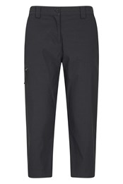 Hiker Stretch Womens Capri Black