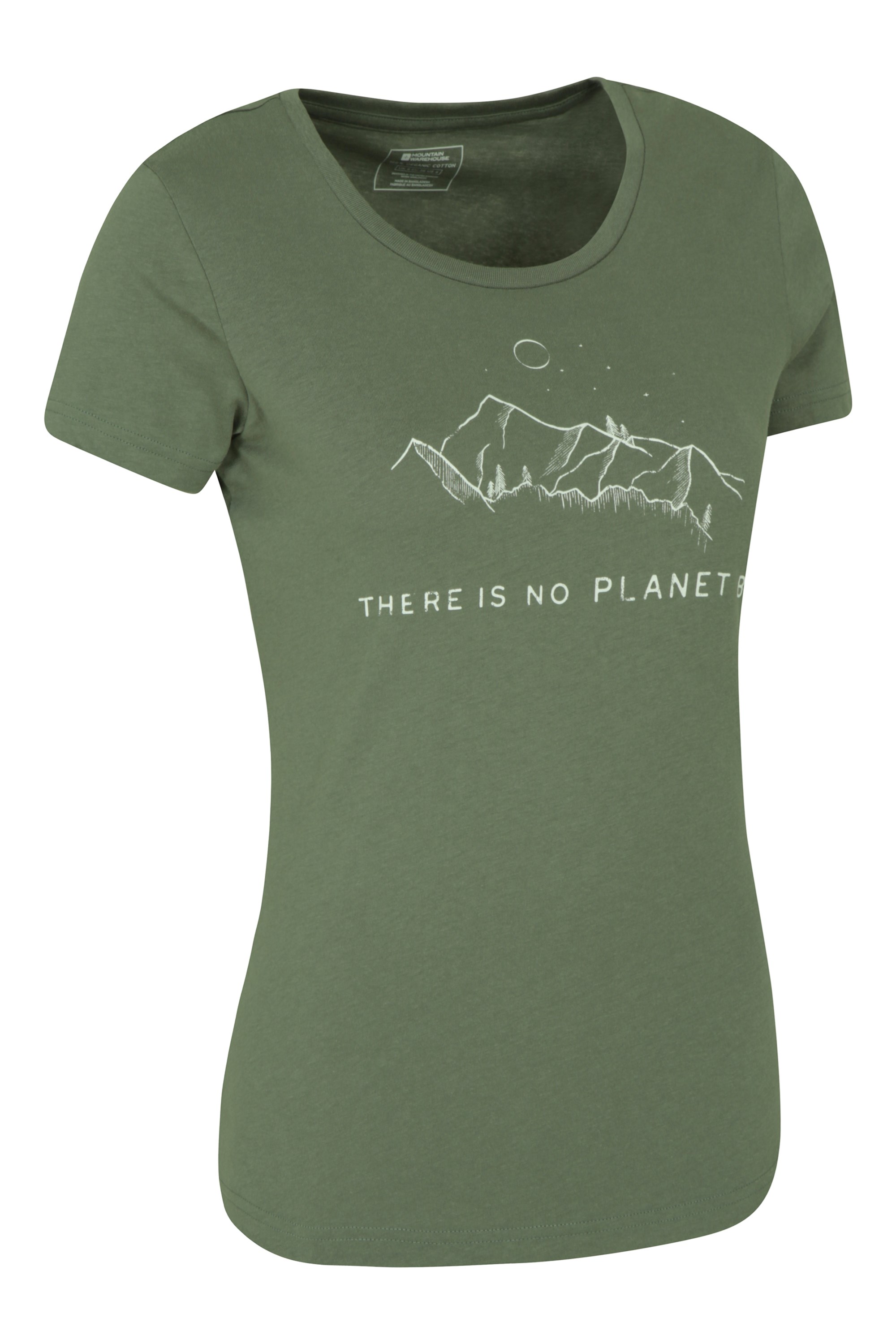 Mountain Warehouse WMS aucune planète B Organic Imprimé Femme tee tshirt