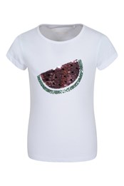 Sequin Watermelon Kids T-Shirt